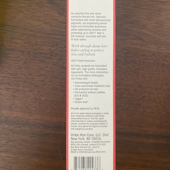 Oribe Bright Blonde Essential Priming Serum - Picture 4 of 4